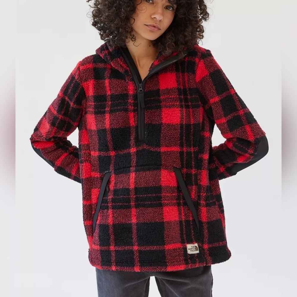 The North Face Women’s 2.0 Campshire Sherpa Pullover Hoodie 1/4 Zip - L